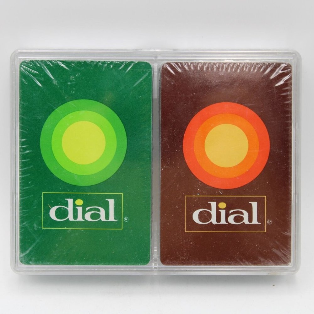 Dial Soap 2 Decks Vintage Promotional Playing Cards Western Publishing Sealed